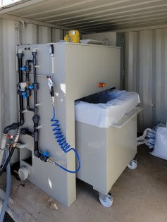 Semi-Automatic SW200 Treatment Station in a Container